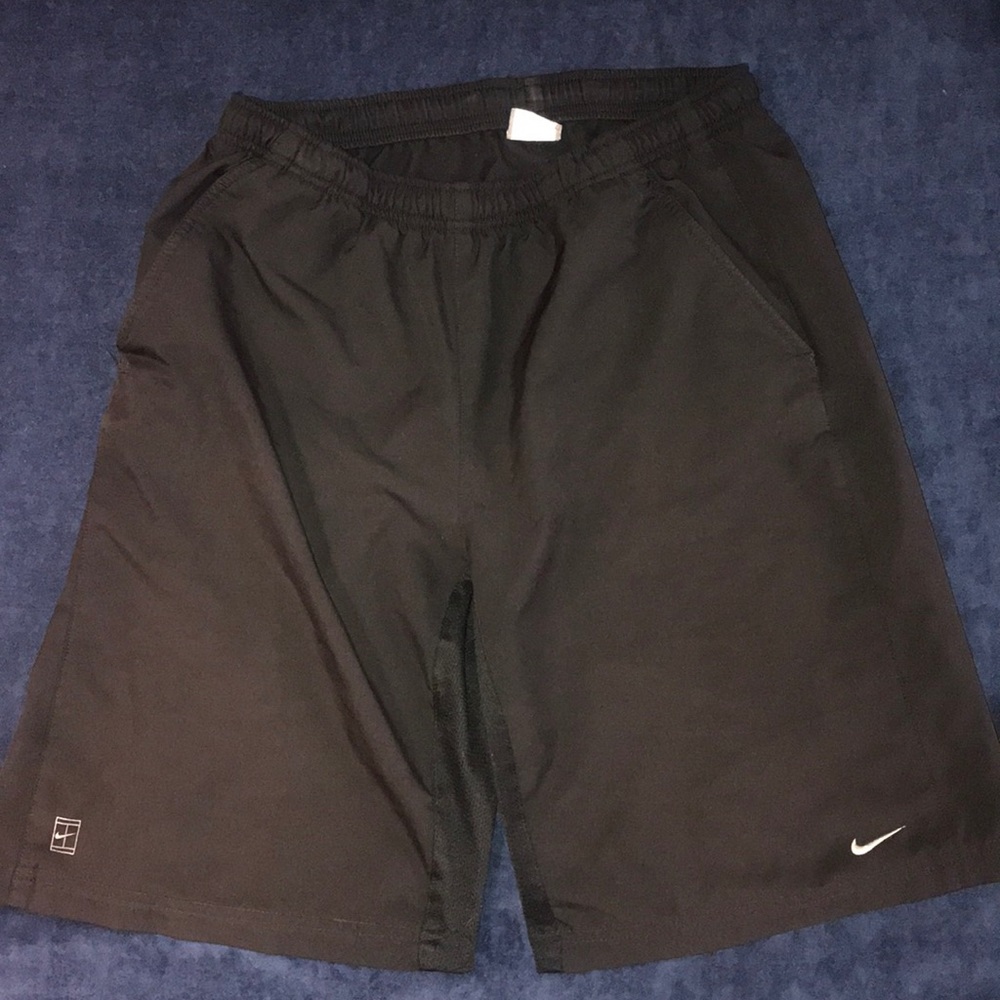 Black Nike athletic shorts